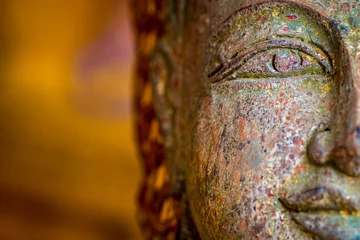 Papier Peint photo Lavable Bouddha Buddha Face Grunge Background