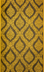 Amazing thai painting in the temple in Thailand