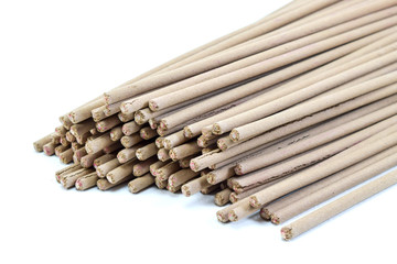 incense stick on white background isolated