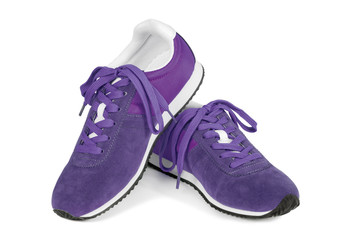 Running shoes isolated on white. Casual style sneakers.