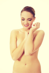 Obraz premium Beautiful young spa woman.