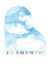 空色ピアノ、背景用 © izumikobayashi