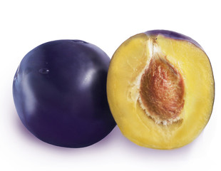 Ripe plums