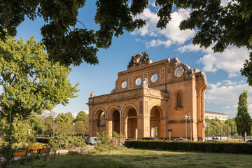 The ruins of the Anhalter station in Berlin