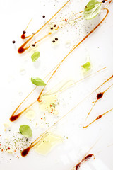 Abstract Italian cooking background