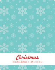 Christmas snowflakes background