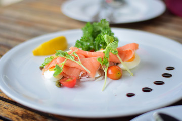 Salmon Smoked Salad