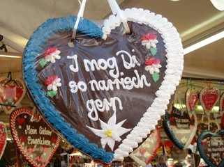 Ich mag dich so narrisch gern / Lebkuchenherz