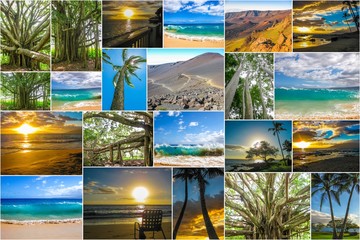 Maui pictures collage