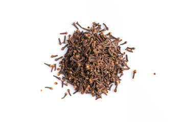 Cloves isolated on white background