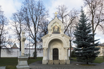 The tomb of Prince Pozharsky at Spaso Efimievskom monastery in Suzdal, built  1885. Golden Ring...