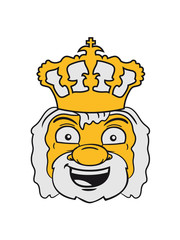 Fortunately crown laughing face