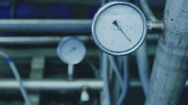 Manometer of an air compressor