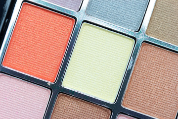 Close up make up collection