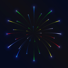 Fototapeta premium Firework background - 2