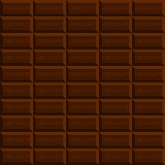 Chocolate seamless pattern background