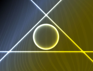 Abstract laser beams symbol background
