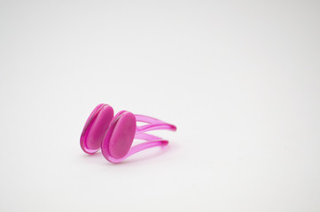 Universal nose clip with silicone pads