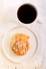 Streusel pumpkin sweet rolls