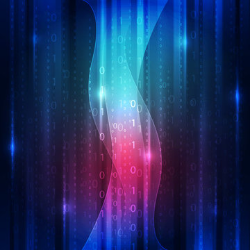 vector abstract digital future technology, illustration background