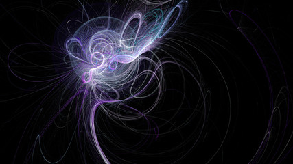 Fototapeta premium Abstract image. Fractal Wallpaper on your desktop. Digital artwork for creative graphic design. Format 16:9 widescreen monitors.