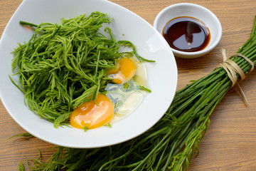 omelet with vegetables,Climbing Wattle,Thai food