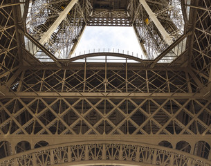 The  Eiffel Tower view from below