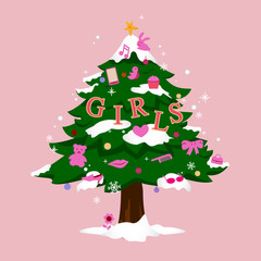 Christmas Tree for girls