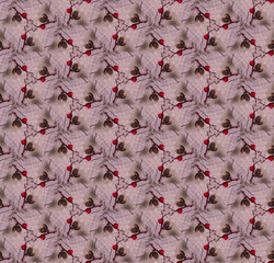 Seamless pattern "Decorative branches"