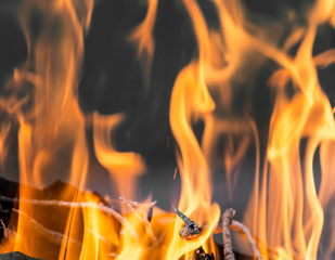 background flame fire