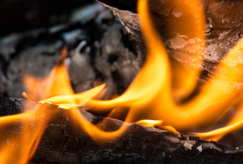 abstract background . flames of fire