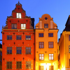 Naklejka premium Stortorget square in Stockholm