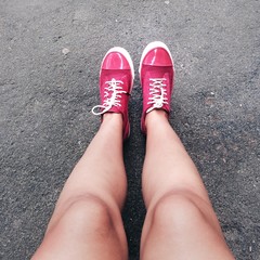 pink female keds