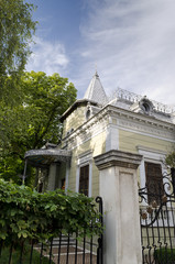 Fototapeta na wymiar Building neoclassical style late 19th century, Bulgaria Ruse