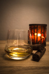 whiskey and cigars