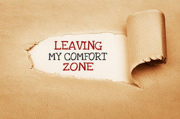 Leaving my comfort zone