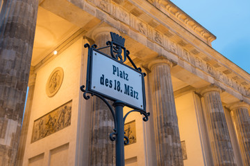 Fototapeta premium Berlin - Brandenburger Tor