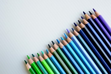 Colorful Pencils with blank space for inserting any text