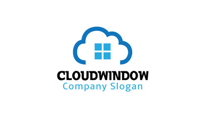 Cloud Window Design Illustration