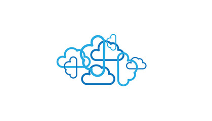 Clouds design Illustration