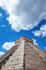 Kukulkan Pyramid in Chichen Itza Site, Mexico
