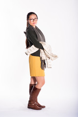 Fototapeta premium Fashion model ecommerce catalog shoot