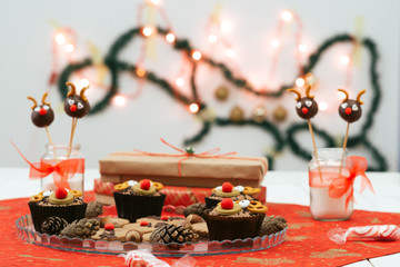 Christmas cupcake