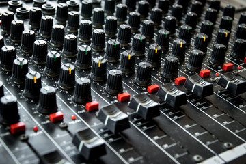 Vintage mixing console