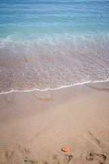 Beach at Rhodes island, Greece - Anthony Quinn bay