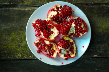 Гранат, настроение, новогодний