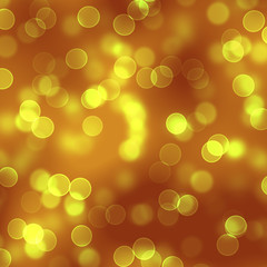 Golden bokeh background