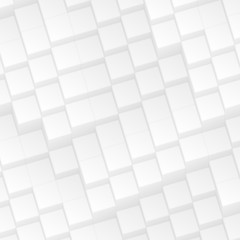 white abstract cubes