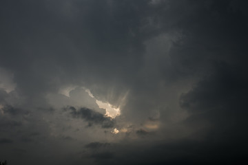Dark storm clouds background