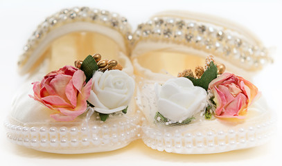 Baby's bootees for the little princess